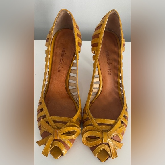 MINE DE RIEN Shoes - MINE DE RIEN PEEP TOE PUMPS